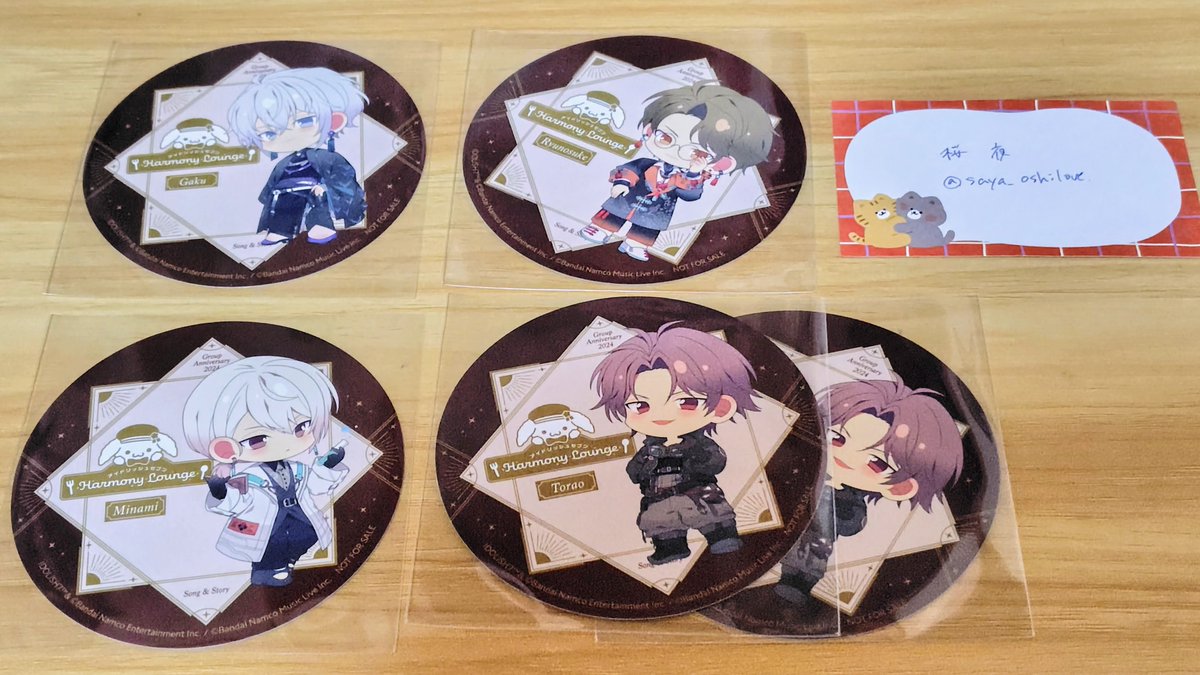 交換】アイドリッシュセブン アイナナ アニメイトカフェ アニカフェ