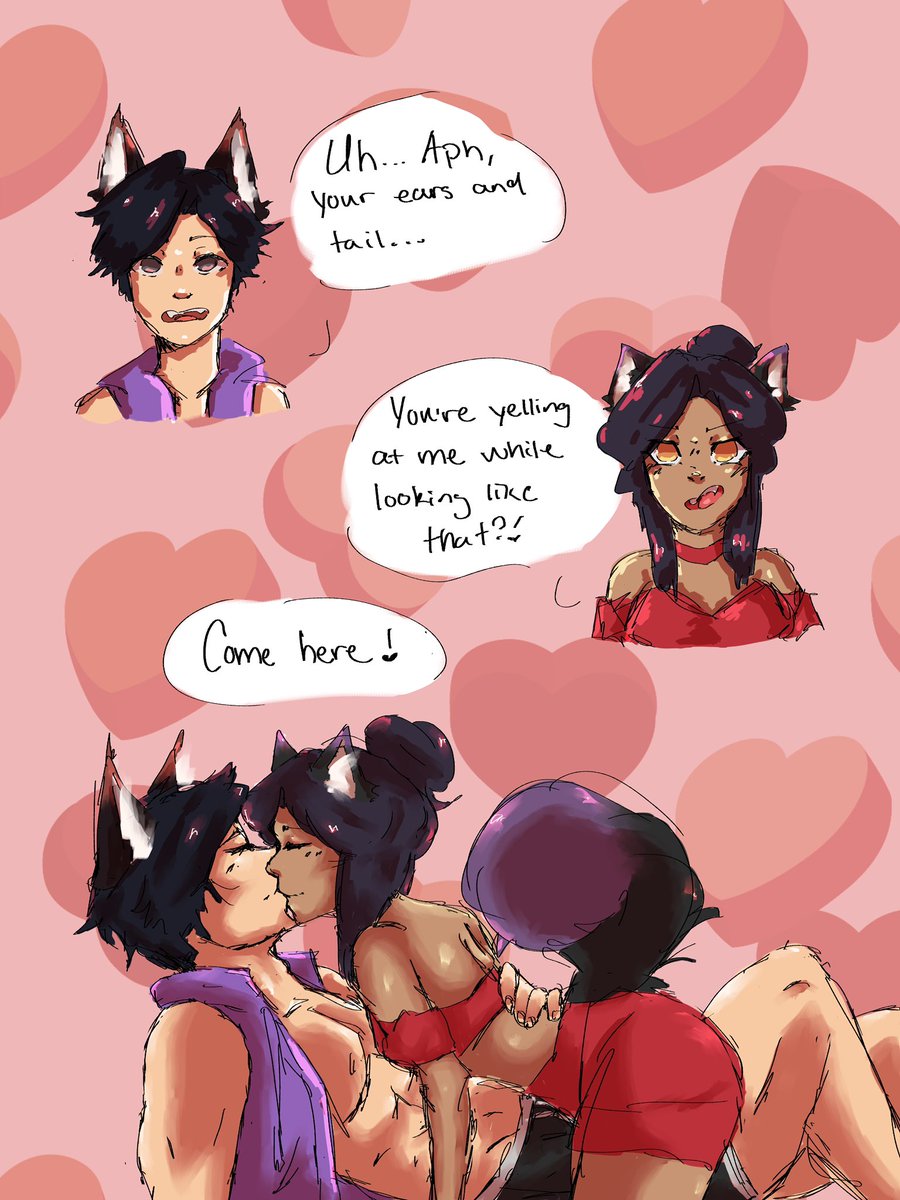 drunkennkitty's tweet photo. A tiny lil comic I did, not to crazy just wanted to draw a buff guy LMAO https://t.co/K78QqTLFrj