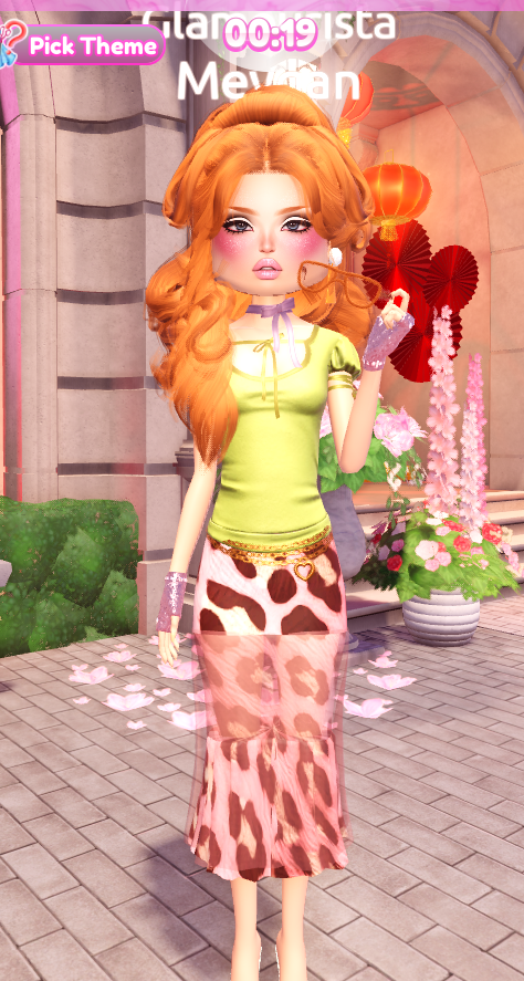 JustMeygan's tweet image. obsessed with this look i did earlier
#DressToImpress