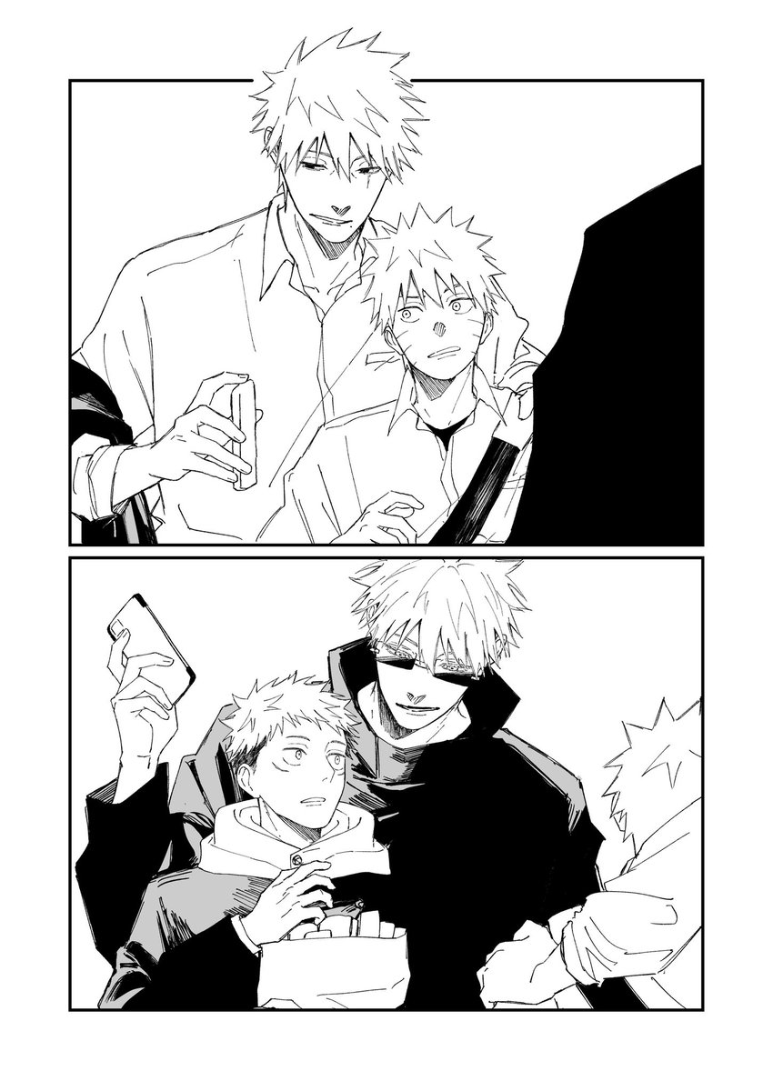 102_1nr's tweet image. カカナル + 五悠 2