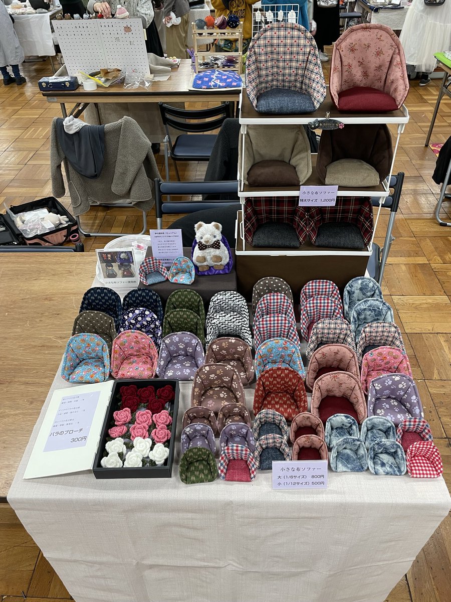 設営完了しました！
ぬいFes6 ２日目 5F J 06 にて、お待ちしております(^-^)/