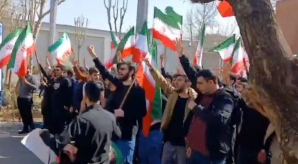 Iran students stage first large anti-government protests since deadly crackdown