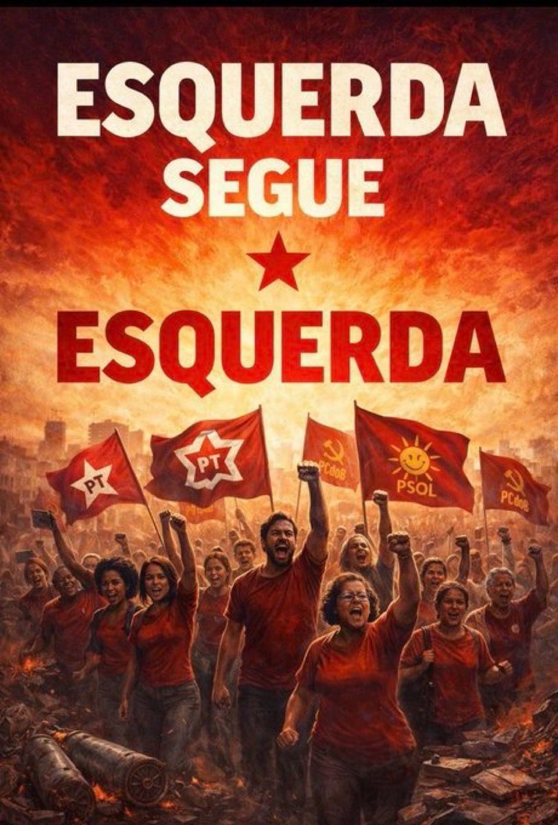 Alô Companheiros!
Bora continuar a nossa luta aqui no X para a reeleição do Presidente Lula e realizar a MAIOR FAXINA NO CONGRESSO NACIONAL?

Me segue que eu sigo de volta!
Obrigada pelo apoio Companheiro Nilson!

Esquerda segue Esquerda 🚩🚩🚩
<a href="/nessacouttto/">Vanessa Couto</a> 
<a href="/Nilsonhandebol/">N.H</a>