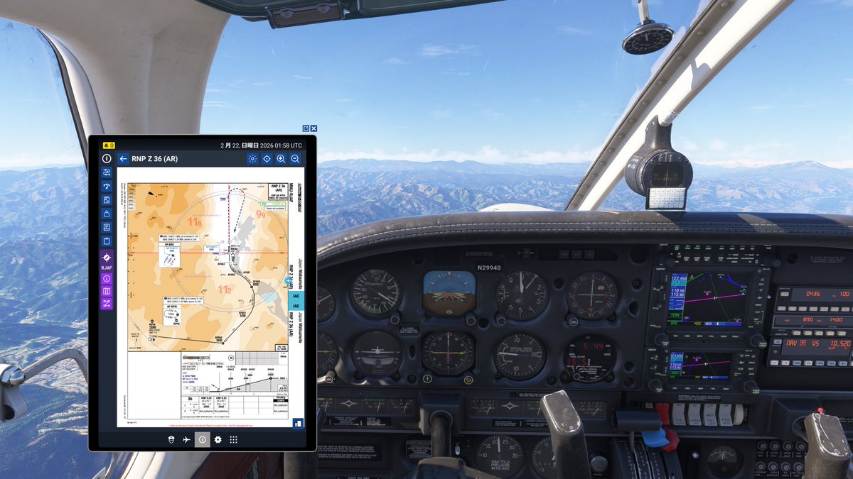 qW67J81t1DxZJ8X's tweet image. え〜⁉️
2024ってナビグラフ入れてなくてもチャート見れるんすね😳
知らなかった😇
#msfs2024