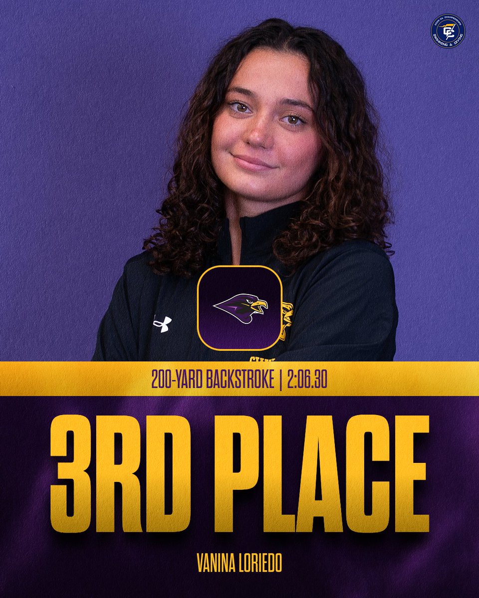 Vanina Loriedo follows Cajkas with a third-place finish, posting the program's fifth-fastest time!

Nora Ilic (2:11.48) and Stella Newton (2:13.25) also finish in the top six to cement a dominant showing in the 200 Back!

#TogetherWeRise