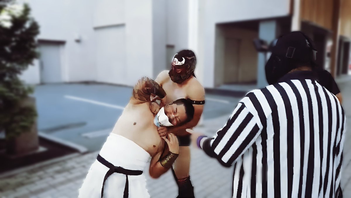 バンバーチ照魔(ばんば・ウォリアー )@十勝プロレス tweet media