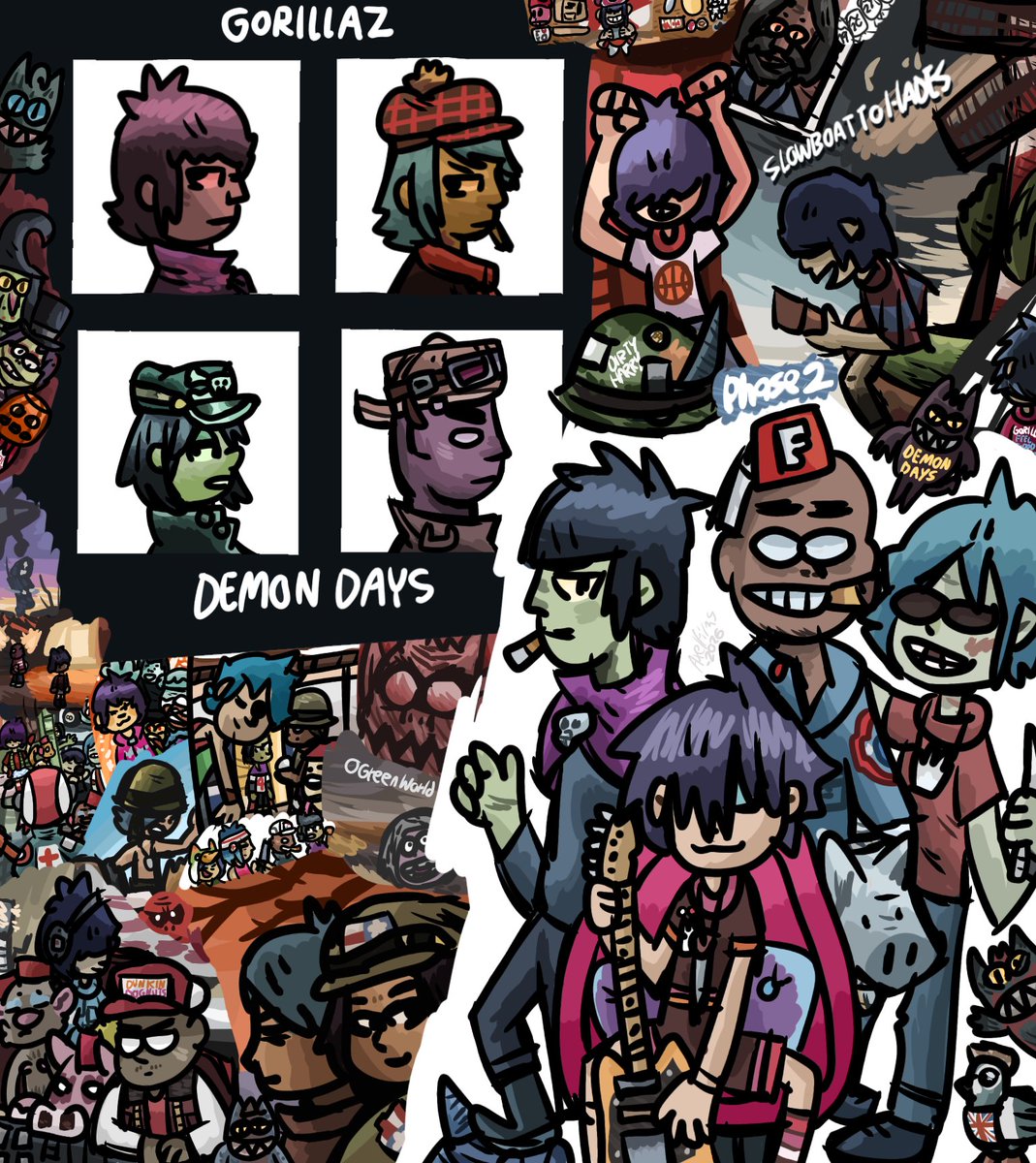 axelfilms22's tweet photo. gorillaz phase 2 8)
slowboat to hades
#gorillaz #noodle #noodlegorillaz
#gorillazfanart #2D #murdoc
#gtwt #gorillazart #russelhobbs
#JamieHewlett #DamonAlbarn
#kongstudios #2DGorillaz
#gorillaztwt #nostalgia
#gorillazphase2 #DemonDays
#phasetwo #SlowboatToHades
#FeelGoodInc https://t.co/w73PlFXq12