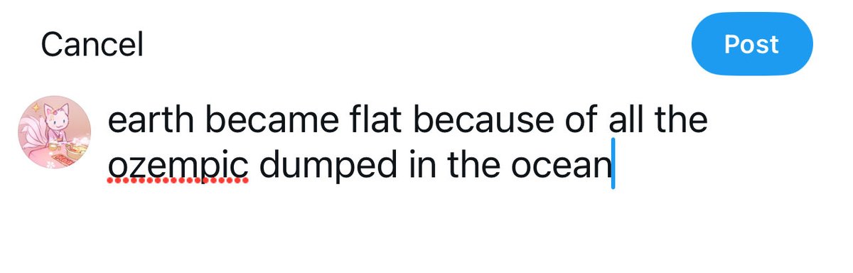 had to stop myself from spreading the truth.