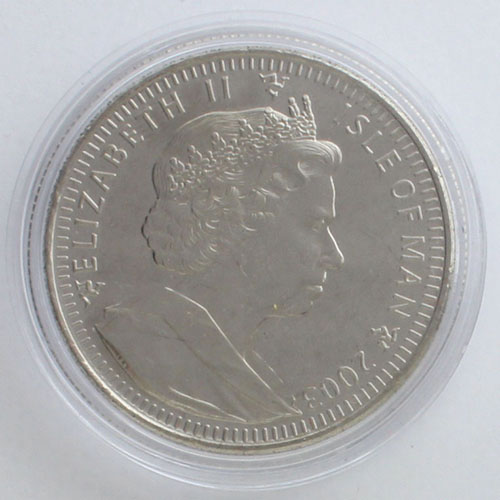 🇮🇲マン島 2003年 1クラウン白銅貨 バリニーズ🐈》 製 造