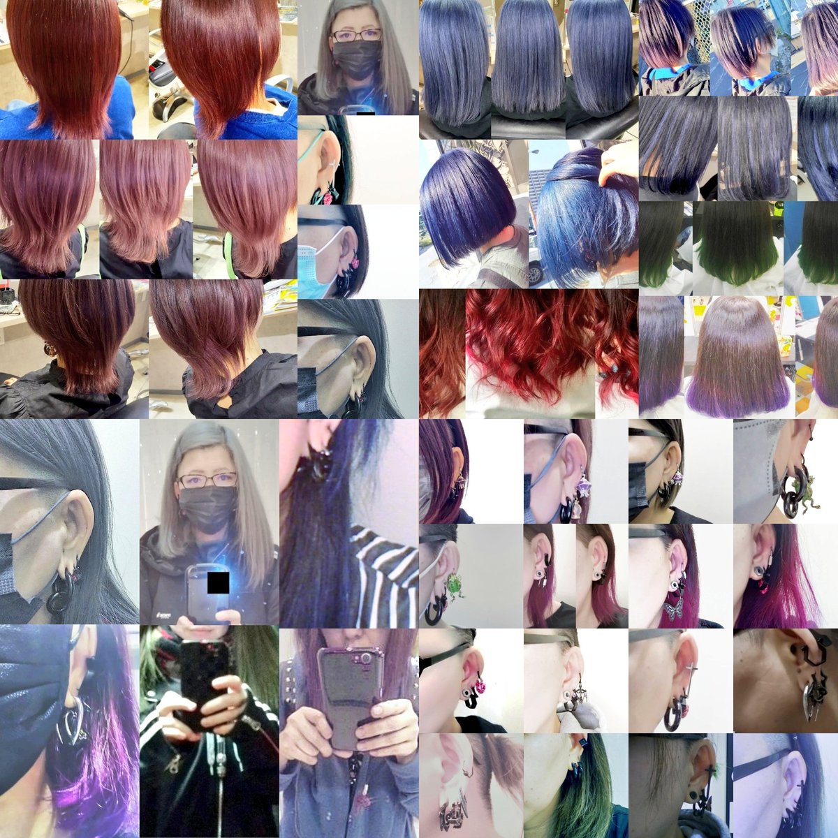 noushine's tweet photo. 派手髪は過去だとしても、好きなままの個性を貫く

ただ、それだけ。

これからも、宜しくお願いします(o_ _)o

＊服は過去など厳選した一部 https://t.co/hwyc4o1c9Z