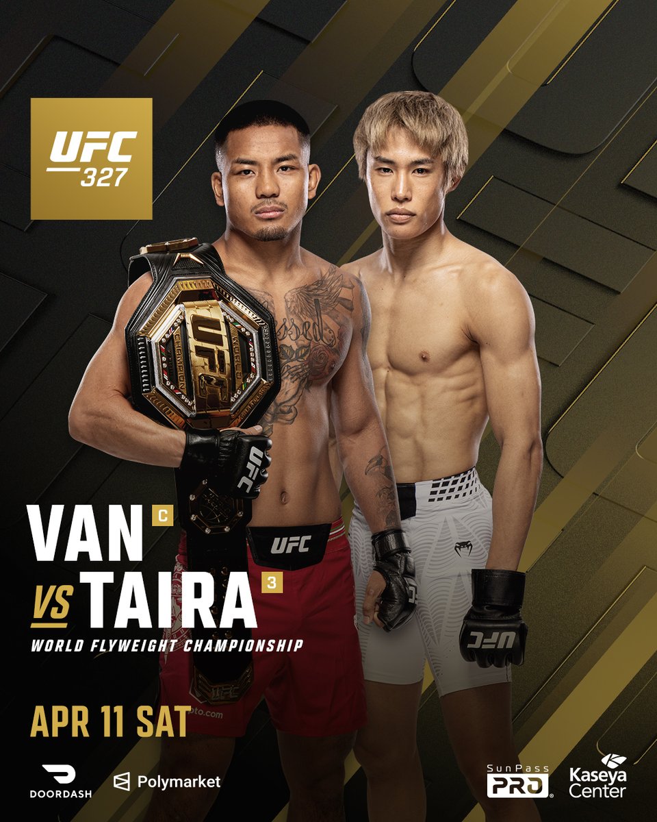 【とうとう正式発表】4月11日UFC327、ジョシュア・ヴァン vs平良達郎のフライ級タイトルマッチ！！！！！