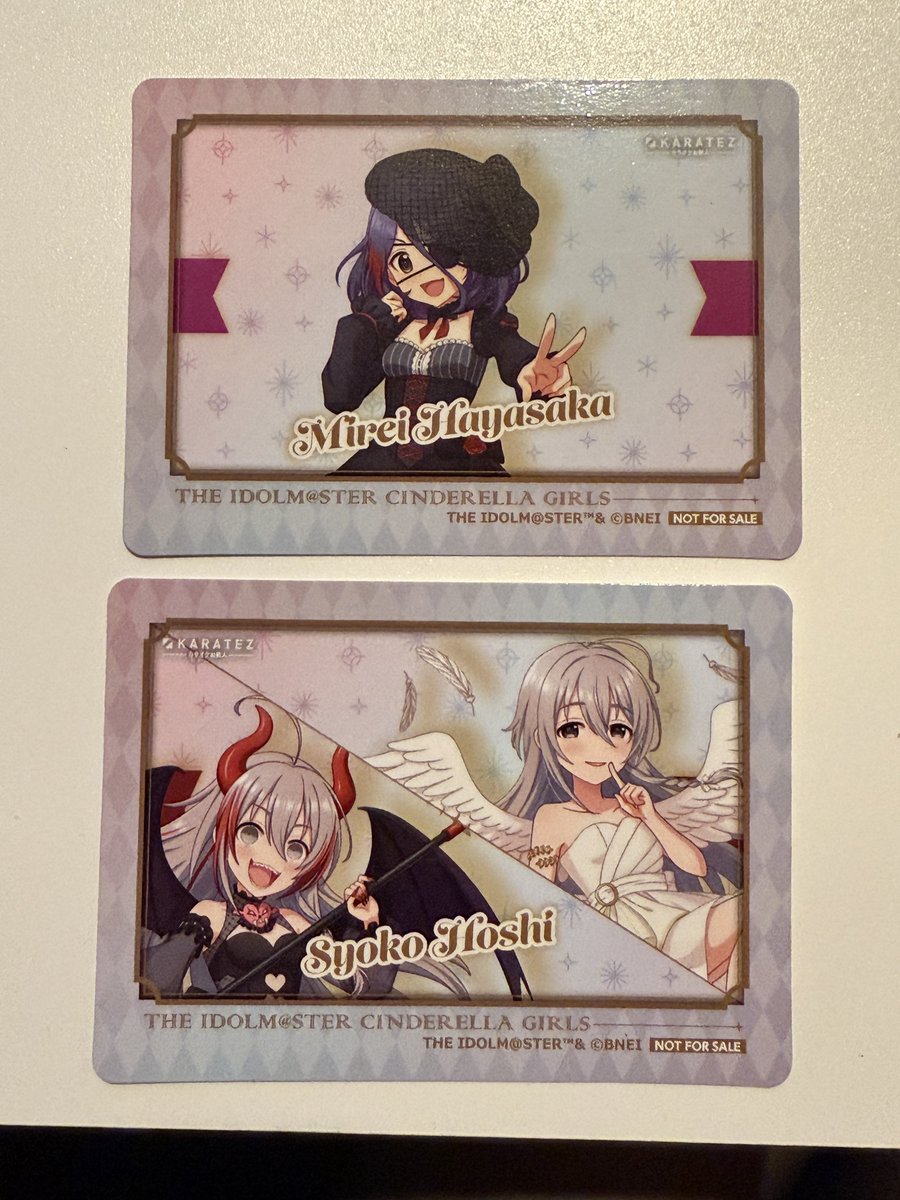 L0xjC8's tweet photo. 【交換】デレマス カラ鉄 シンデレラガールズ ミニフォト風カード ドリンク

譲→早坂美玲 星輝子
求→白坂小梅

現在出先のため、ID付きの写真はDMで送付させていただきます。郵送希望です。
お心当たりのある方はよろしくお願いいたします。 https://t.co/plugrstRr9