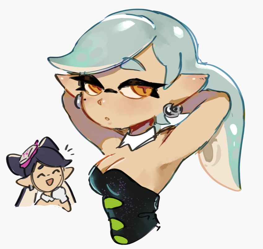 TideGoesOut_2's tweet photo. "You know you’re absolutely gorgeous when you have your hair down? Wish you did that more often" -> 

Thanks. Maybe its time to change up my looks? 

Nah.

(C: @Margikrap(Zambiie))

https://t.co/UcS05wW3gk https://t.co/Nob8VqeREn