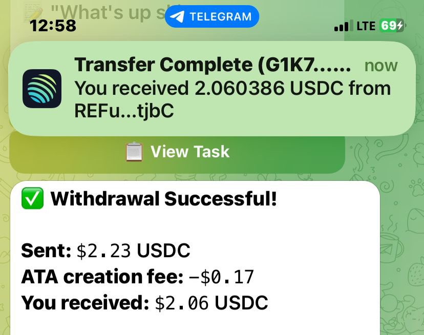 codesam707's tweet image. Found a Telegram bot that pays you $$ daily for completing simple tasks 💸

Withdraw straight to your crypto wallet 

Like, comment &amp;amp; retweet if you want the full thread 👀