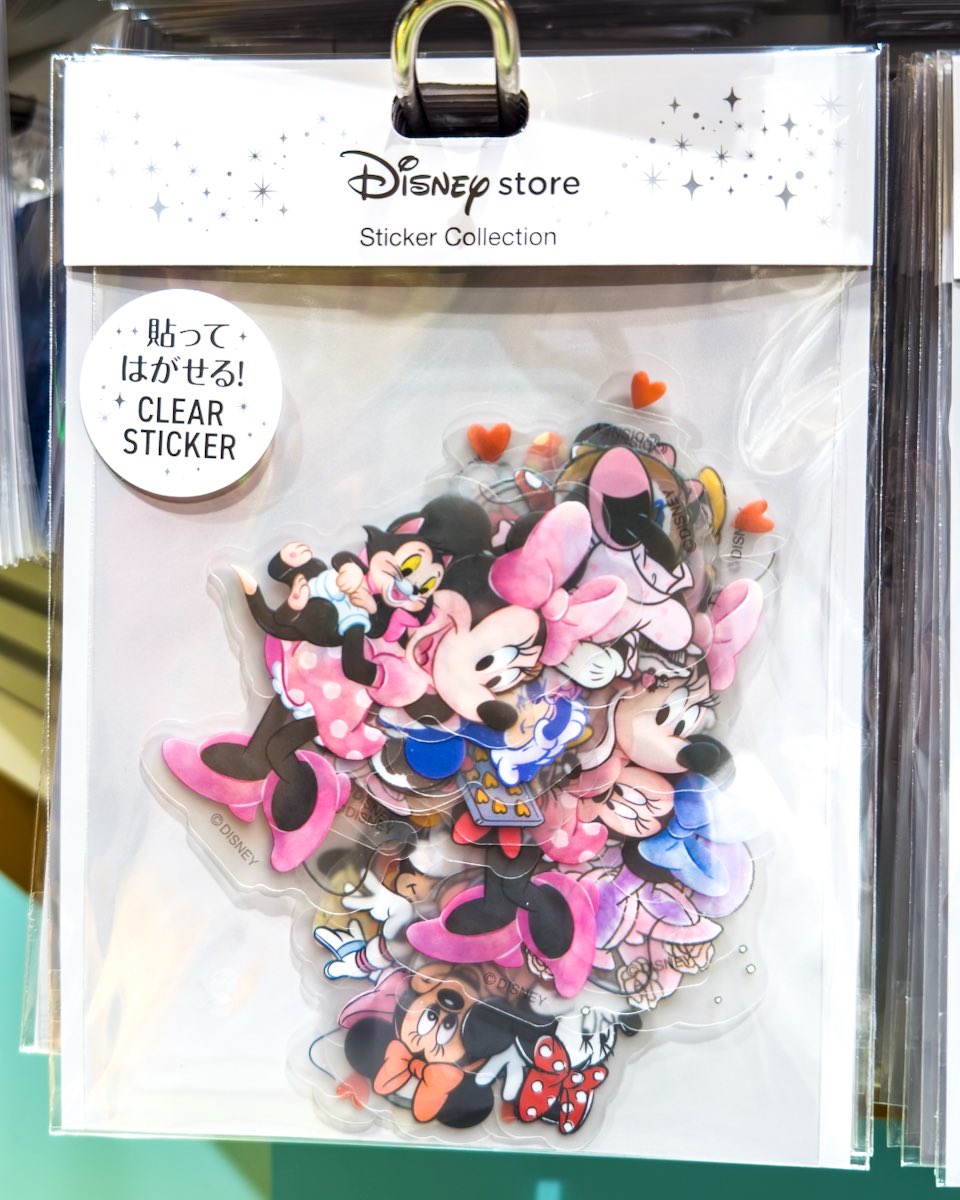 ディズニーストア」 ミニー、シンデレラやベルたちのシール新発売