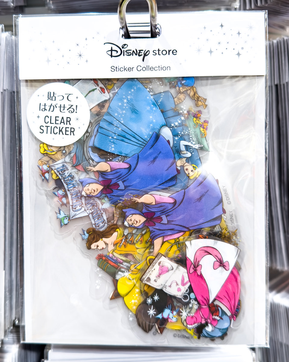 ディズニーストア」 ミニー、シンデレラやベルたちのシール新発売