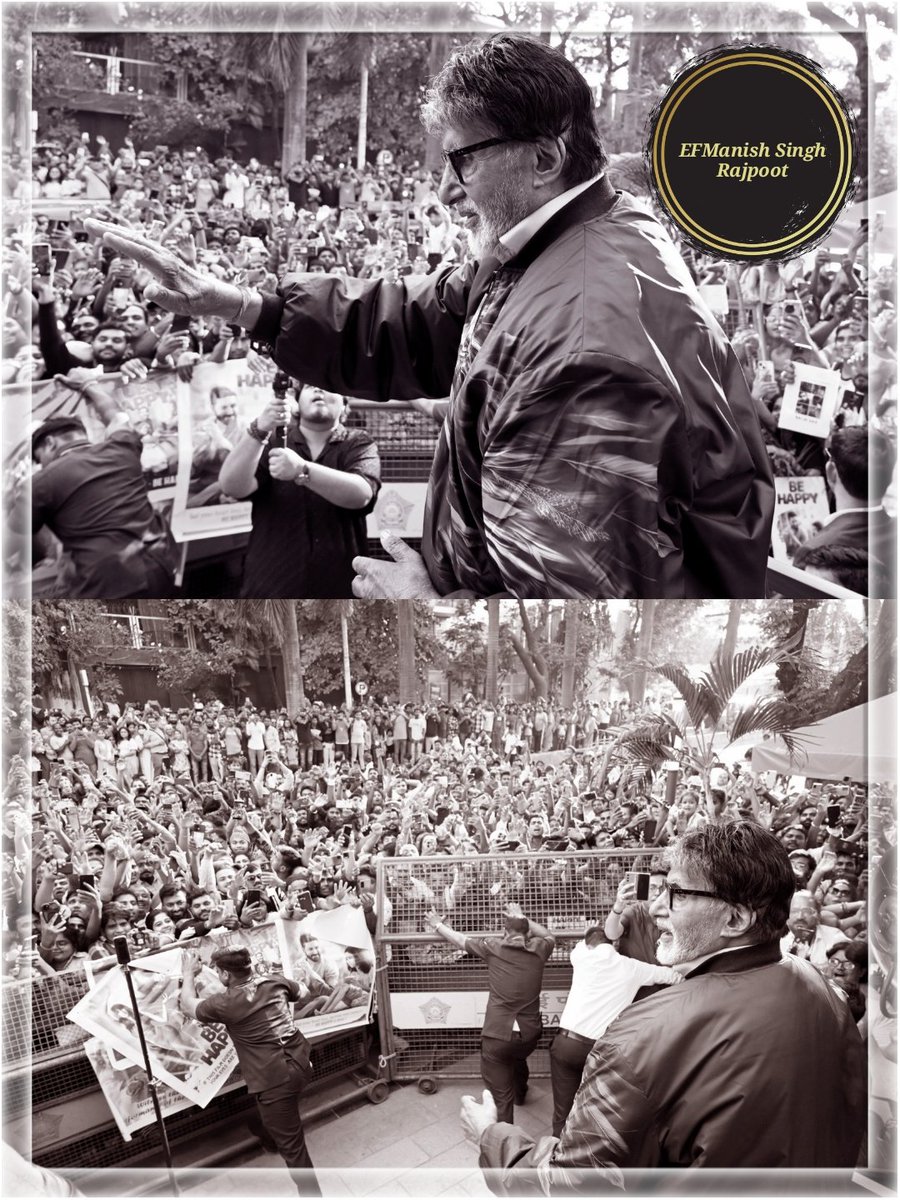 ManishK89979565's tweet image. Sunday means #Bachchan darshan ❤

#SundayDarshan #Jalsa #Mumbai
#AmitabhBachchan ji #PrideOfIndia 🇮🇳
#LongLiveShahenshah 

Thank you @SrBachchan sirji 🙏💐🙏

#AmitabhBachchanExtendedFamily
@prashantkawadia