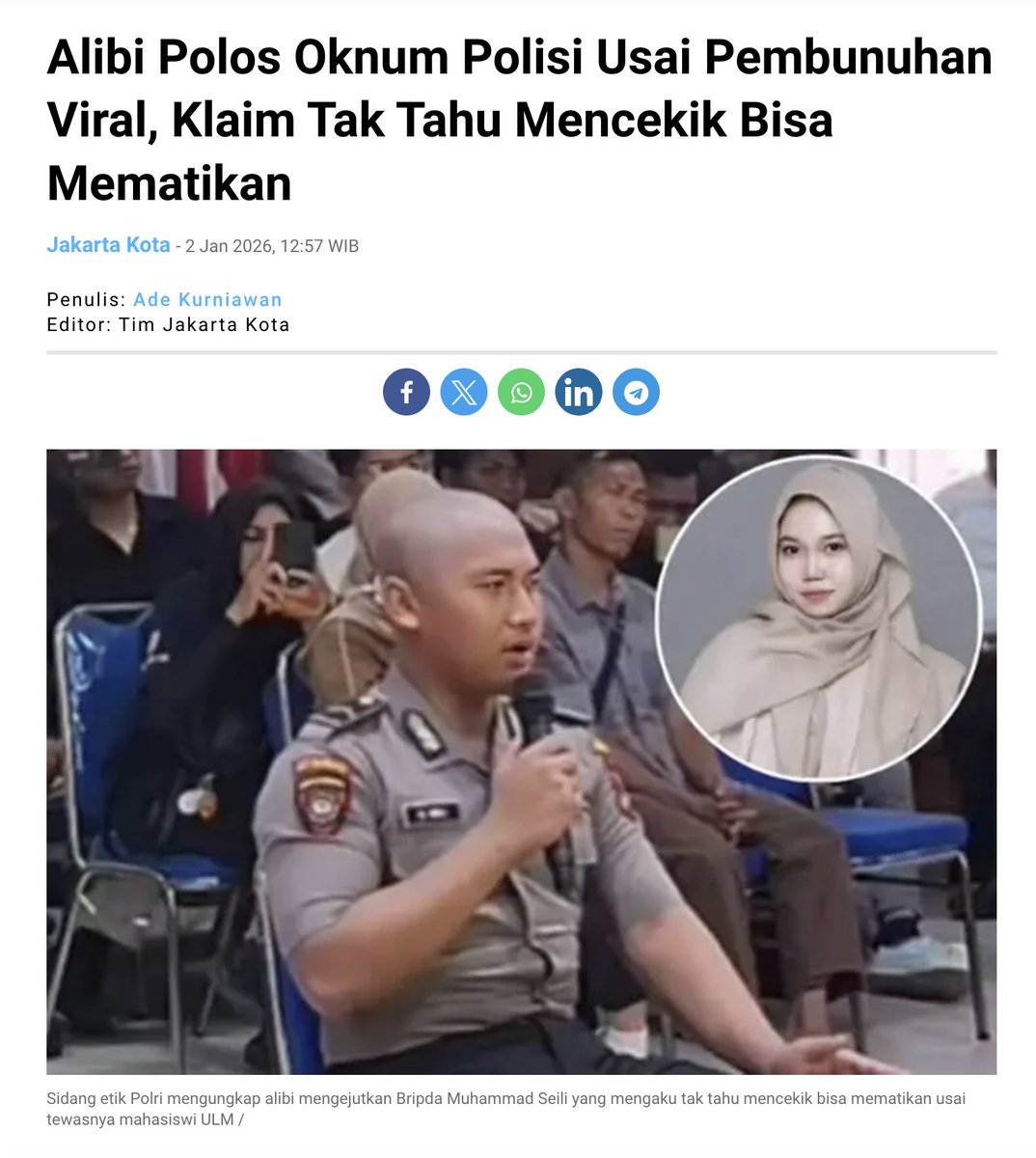 "saya tidak tahu, helm bisa mematikan"

gitu paling nanti ya?

saranku sih, syarat masuk institusi ini harusnya diwajibkan kuliah filsafat dulu. 
biar nalarnya matang.