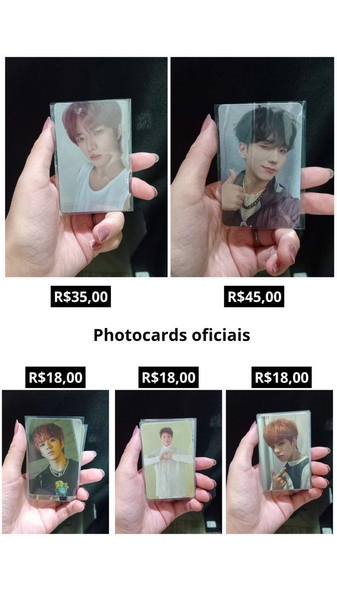 Rodrigues_Drunk's tweet photo. Vendo Photocards originais
Gunil - Xdinary Heroes
Junghwan e Jaehyuk - Treasure
Beomgyu - TXT

Valores na foto
Pagamento imediato
Envio todas as terças feiras

#txt #xdinaryheroes #treasure  #photocard #kpop #yg #hybe #jyp  #kpopphotocard #beomgyu #gunil #junghwan #jaehyuk https://t.co/MDCWcHc8yb