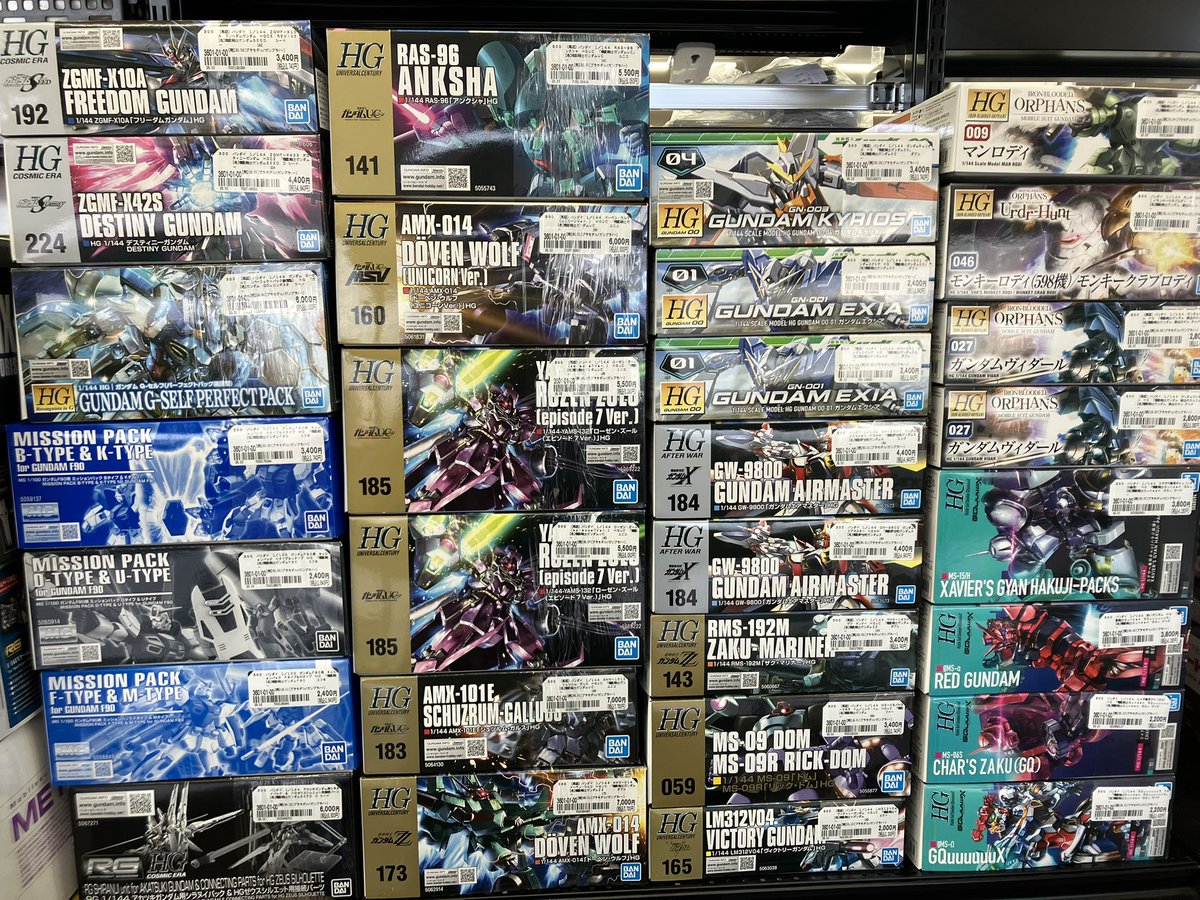 ガンプラ入荷情報】 皆様ZZとデスティニーは買えましたか？ HGCEの