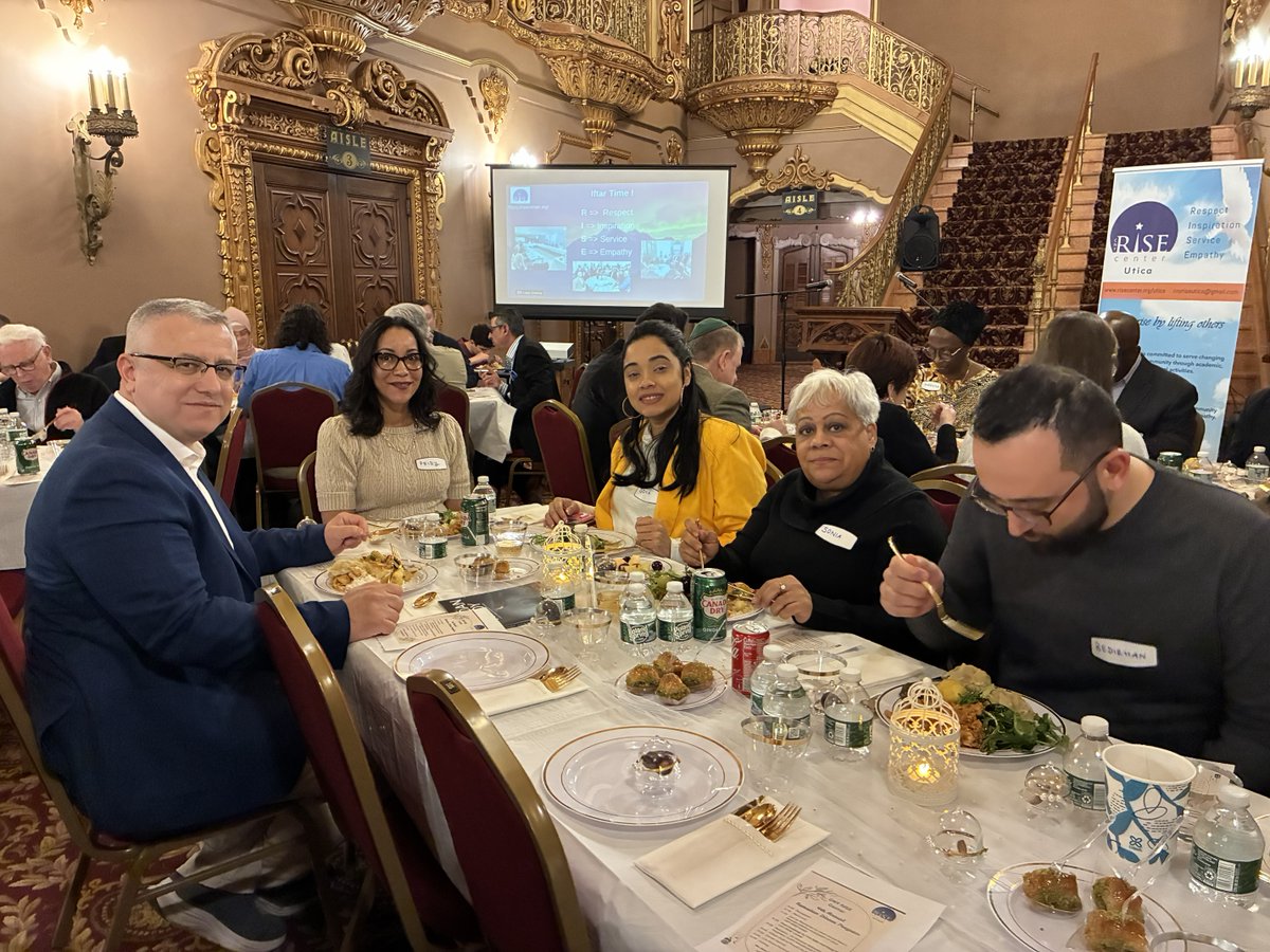 CNYRISECENTER's tweet photo. 🌙 CNY RISE Center hosted a heartfelt Ramadan gathering in Utica in 2026.

An evening filled with reflection, unity, and community spirit. Grateful for the togetherness and shared traditions that brought everyone closer.

#CNYRISE #Ramadan #UticaNY #Community https://t.co/G2yHqFE9mV