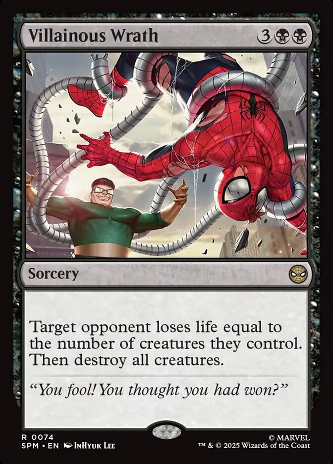 B0unceM4N's tweet photo. @SaffronOlive There are a lot of times where I question if the Universes Beyond art of a seemingly fun to resolve card causes less people to play it.

For example: https://t.co/dTF1DLia08