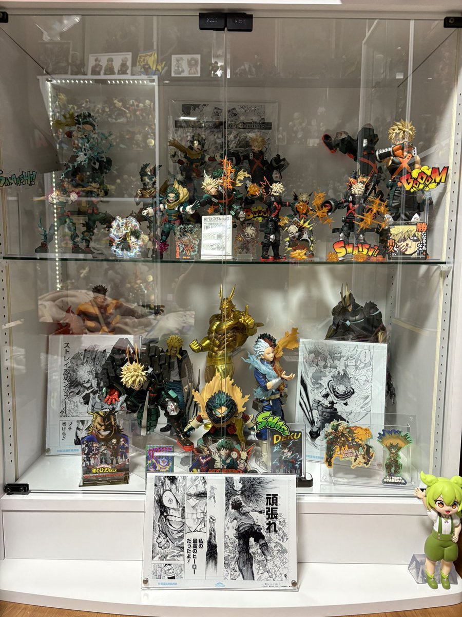 神フィギュアの両方が揃ったので 2人のあこがれディスプレイ更新