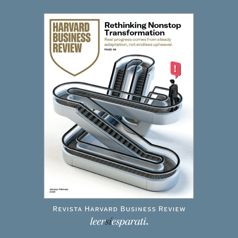 En la edición más reciente de <a href="/HarvardBiz/">Harvard Business Review</a>: ‘Rethinking Nonstop Transformation · Real progress comes from steady adaptation, not endless upheaval’... #Leer #Escribir #Revistas #HBR #Negocios #Transformación #FelizSábado