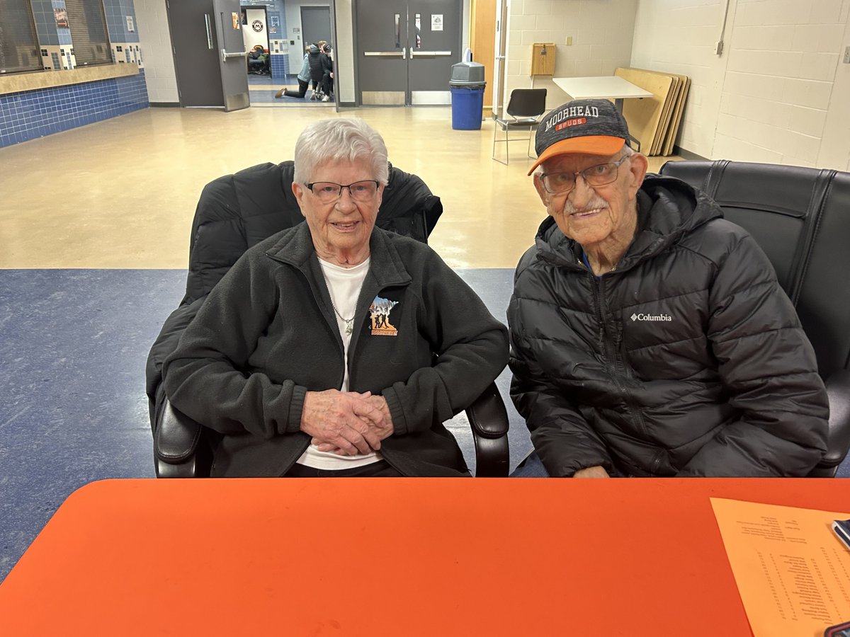 MHSSpuds's tweet photo. Tonight these 2 sold their final ticket and stamped their last hands!! 

Lois and Vern have been a staple at Spud events for many years and will be missed! https://t.co/xmNARoypwt