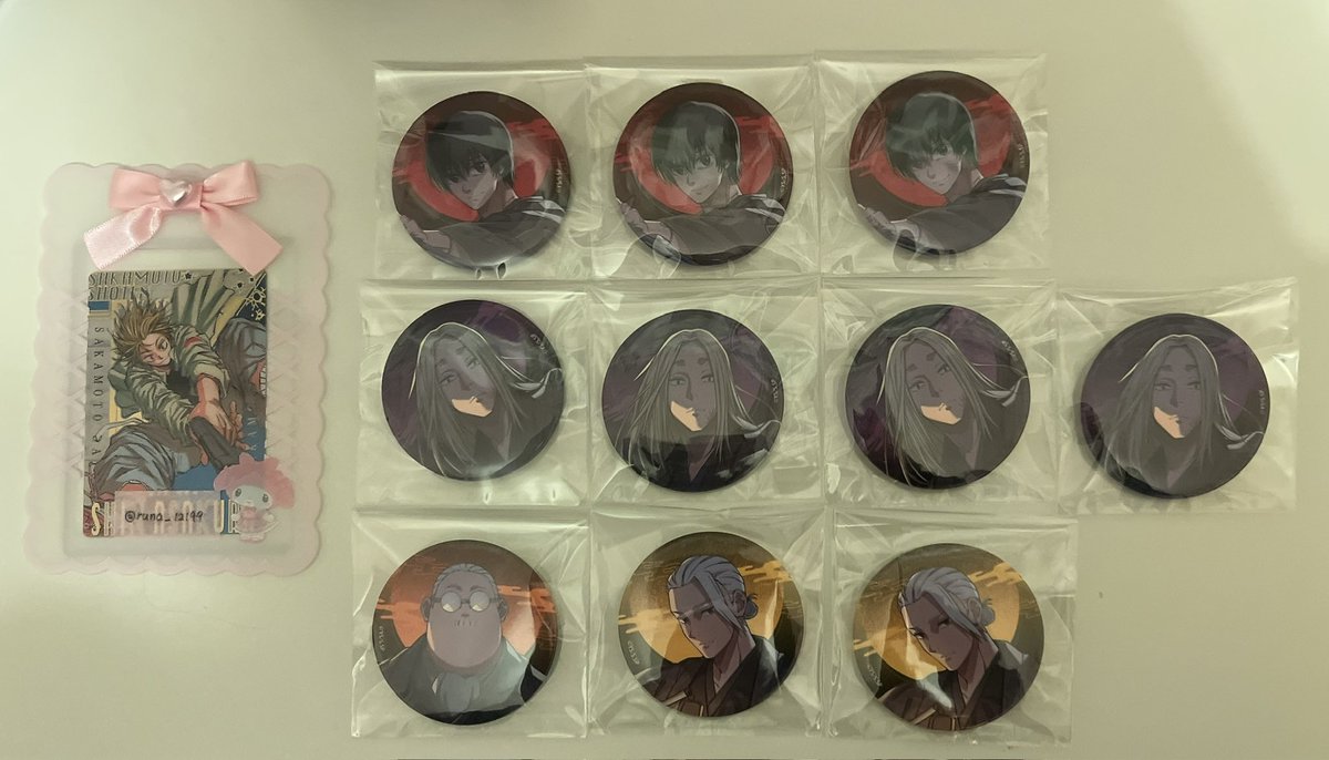 交換】 SAKAMOTO DAYS サカモトデイズ サカデイ 黒着物 缶バッジ 譲