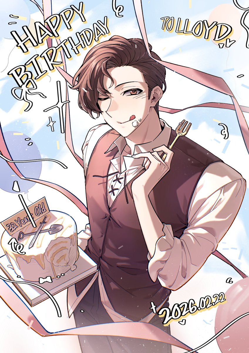 myun19135045's tweet image. 劳埃德生日快乐！！！🥳🥳🥳

也是小说版本的，不得不说是真的帅啊劳埃德

怎么你都32岁了哈哈哈

#TGED