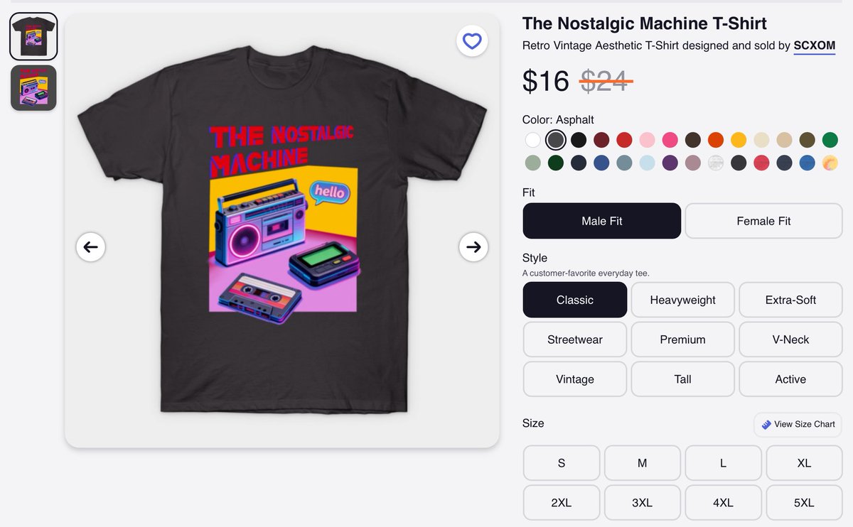 AlfiAdhimas's tweet image. Nostalgically 

#teepublic #POD #retro