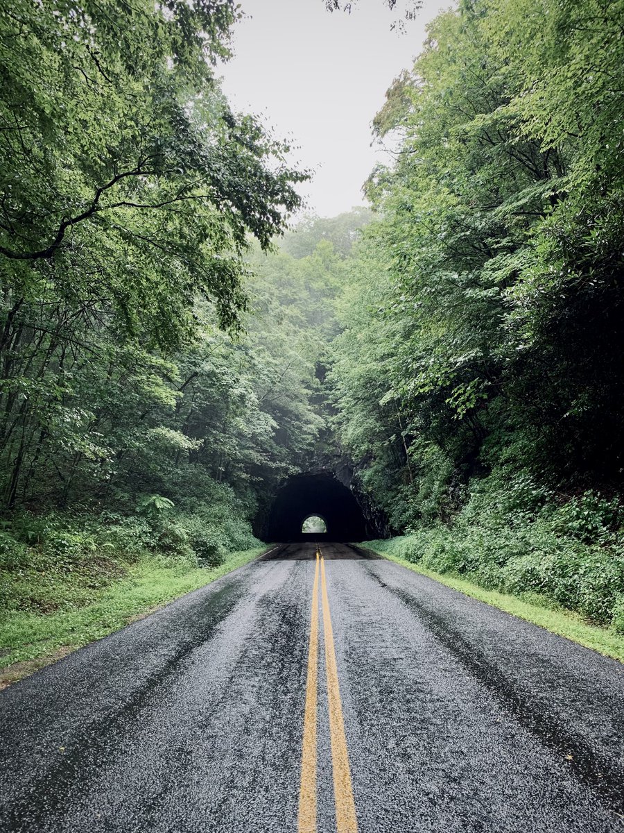 liz_july4th's tweet photo. These photos were taken during my first drive of my beloved #BlueRidgeParkway #NorthCarolina. The first photo was taken near the town named #Switzerland. It had rained, and the sky was dancing with color and clouds. I was traveling to #MountMitchell. https://t.co/AkcLNujB5d