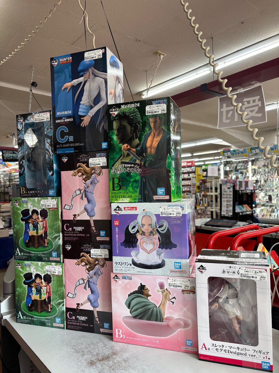 ワンピース HUNTER×HUNTER 呪術廻戦などの一番くじフィギュア たくさん
