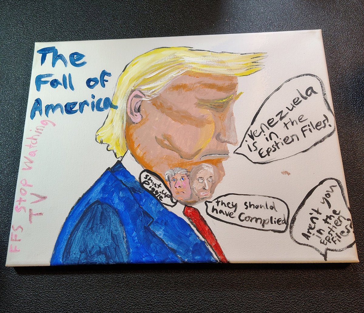 My first #politicalcartoon #PresidentTrump