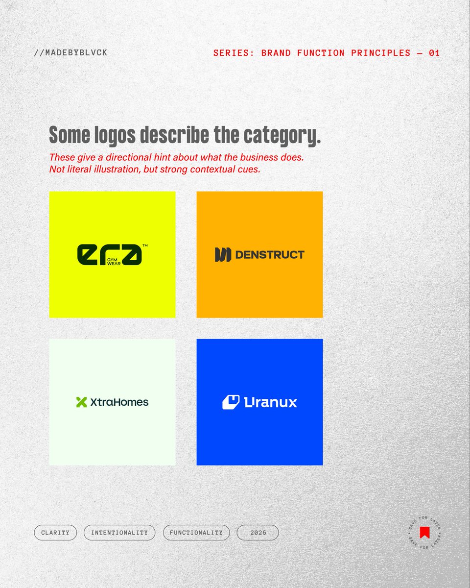 JaiyeBLVCK's tweet photo. Most people expect a logo to explain everything.

What a business does.
What it stands for.
Why it matters.
How it feels.
Why it is different.

That is not the job of a logo.

A logo identifies.
A brand system communicates. https://t.co/5komtRCSlb