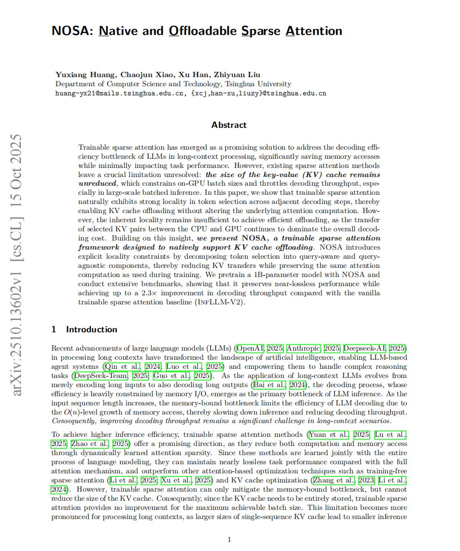 KV offloading framework