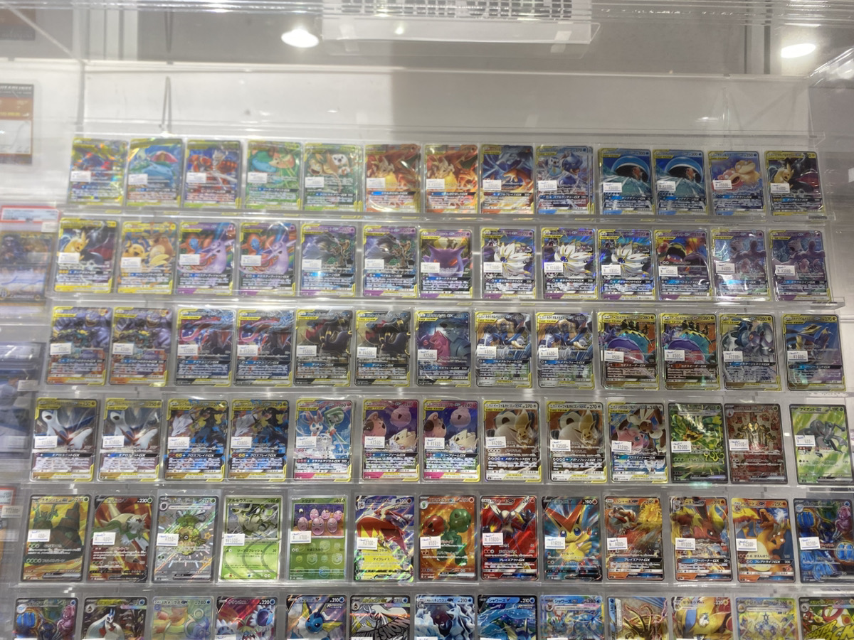 ポケカ 商品情報】 当店ショーケース「タッグチームGX」の価格調整を