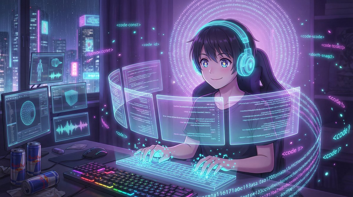 最近没有发图片，沉浸在Vibing Coding中，停不下来~