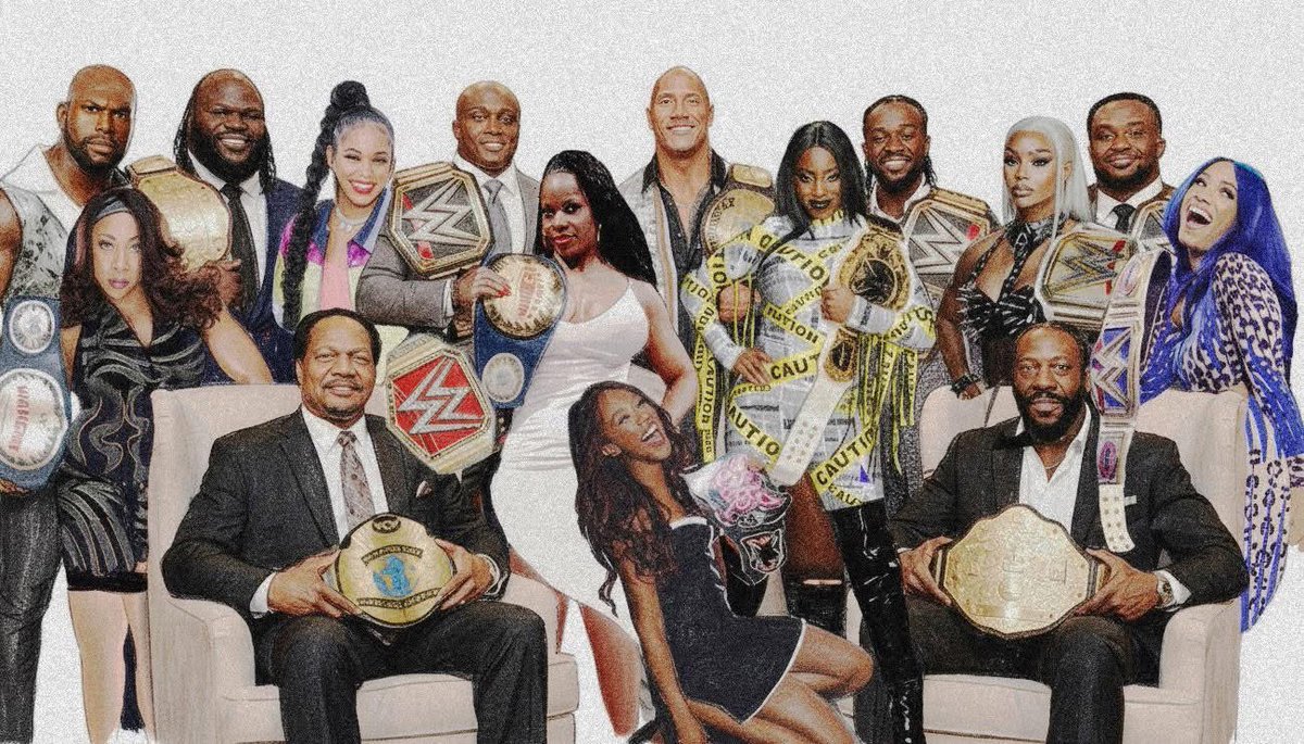 Honoring the Black World WWE/WCW World Champions 🔥