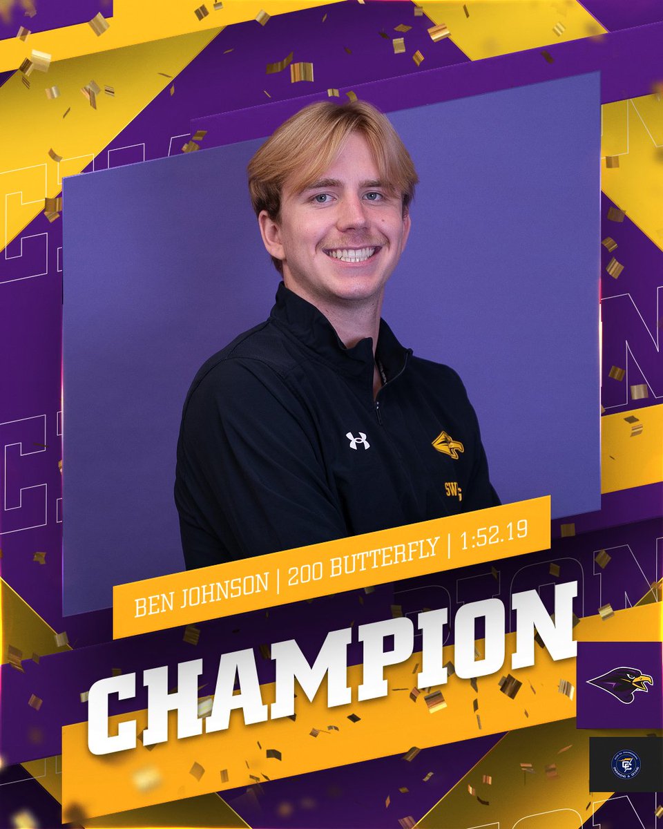 FLYING INTO FIRST 🥇

Ben Johnson takes the 200 Fly with a 1:52.19, marking the seventh-fastest time in program history!

#TogetherWeRise