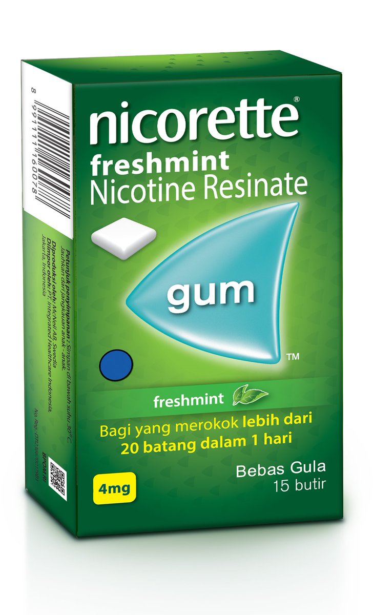Buat perokok yang mau bertaubat dari asap rokok / vape dan sejenisnya. Produk ini bisa jadi alternatif bantuan kalian buat berhenti merokok😃 ikuti petunjuk kemasan san apotekermu yaa. Dan semiga berhasil berhenti merokok😄