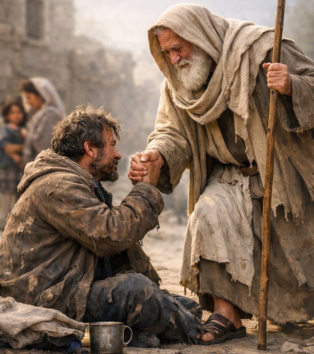 “Dini iliyo safi, isiyo na taka mbele za Mungu Baba ni hii, Kwenda kuwatazama yatima na wajane katika dhiki yao, na kujilinda na dunia pasipo mawaa.”
  — Yakobo 1:27 (Biblia Takatifu)