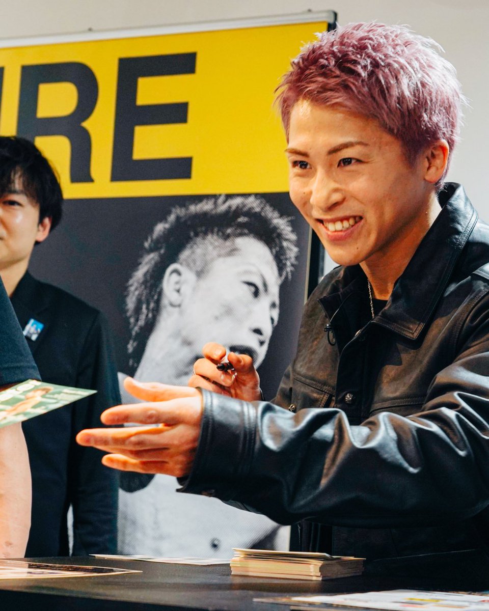 📸SPECIAL EVENT SNAP✨ 昨日、#井上尚弥 選手が来店し熱気と愛に包