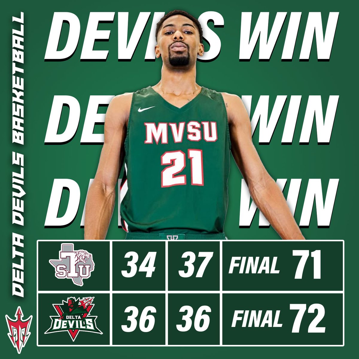 Delta Devils Men’s Basketball (Unofficial) tweet media