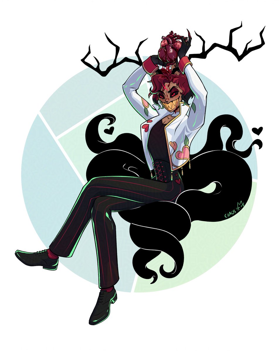 Chaotic_Matcha's tweet photo. Belated Valentine's Alastor
#HazbinHotel #HazbinHotelAlastor https://t.co/MUNlS7k9No