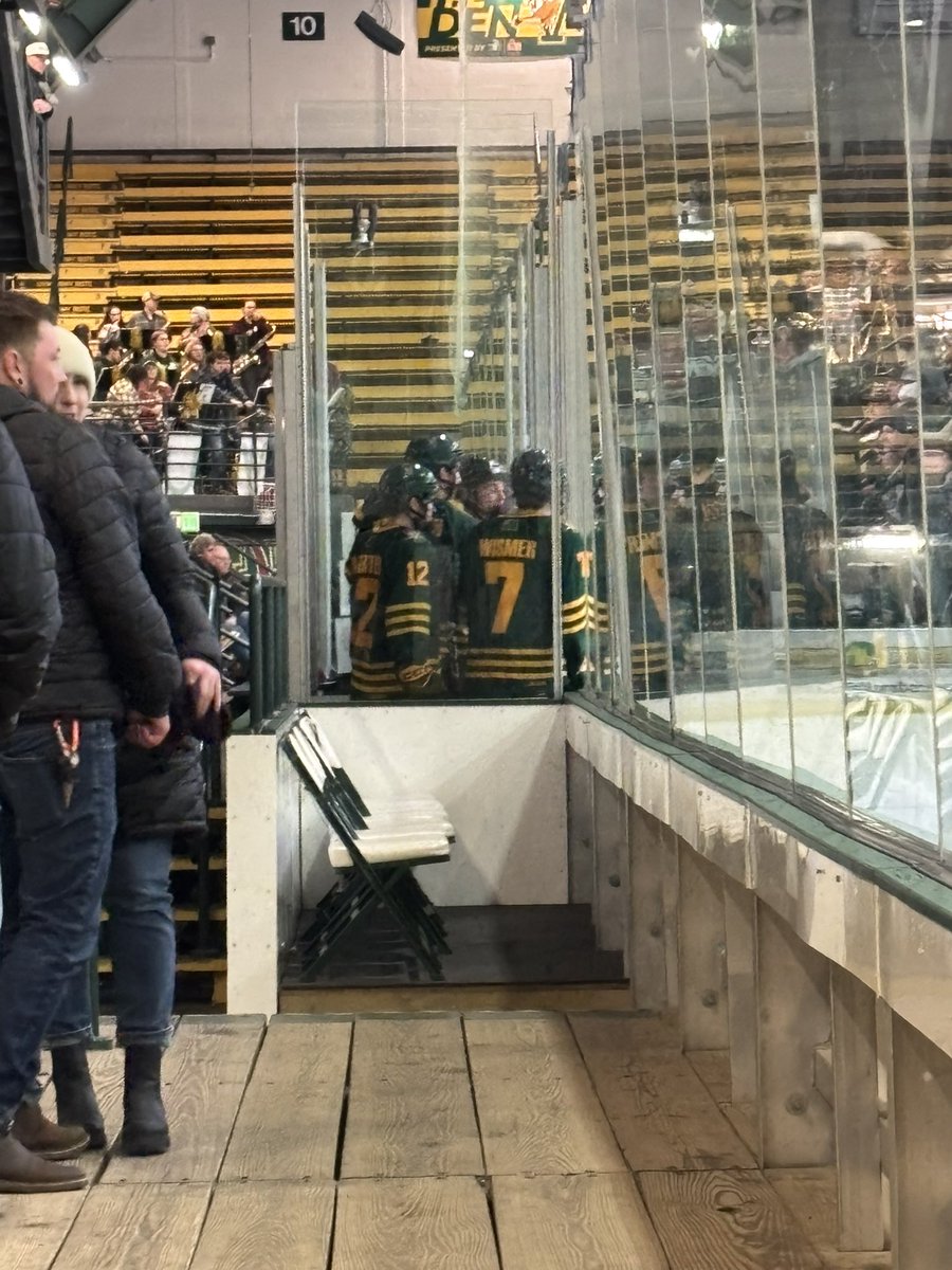 Penalty box or sardine can? <a href="/FriarsHockey/">PC Men's Hockey</a> 
#friarswin #pchockey