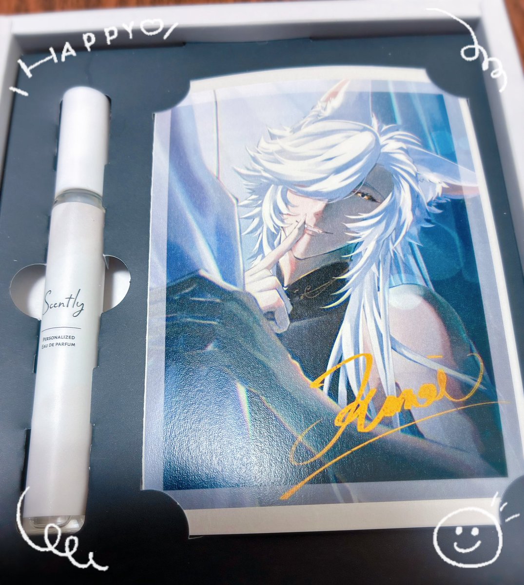 クロイのベル 弟の香水届いたよー！！！ どんな匂いか早速、お兄様が