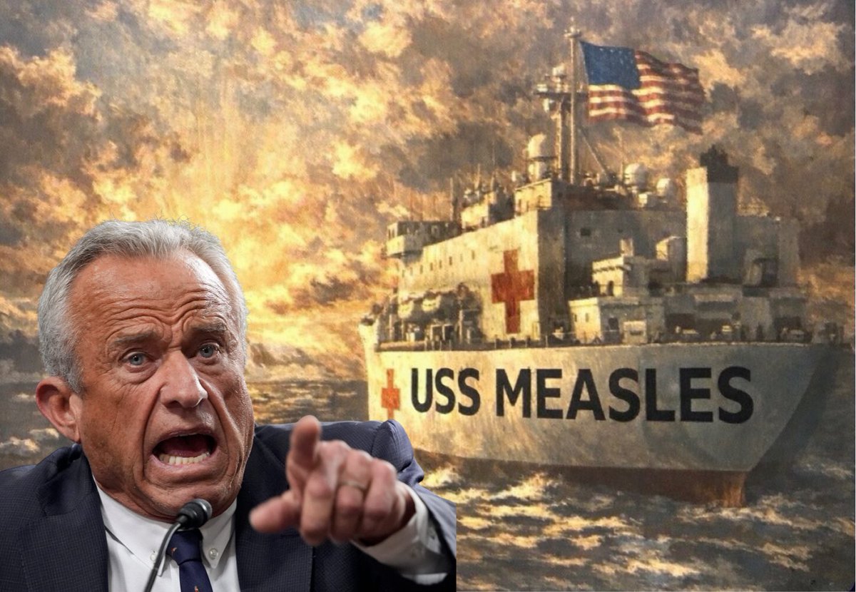 “Bobby and I are sending the USS Measles to Greenland so they can have freedom freckles too.” — Senile Satan