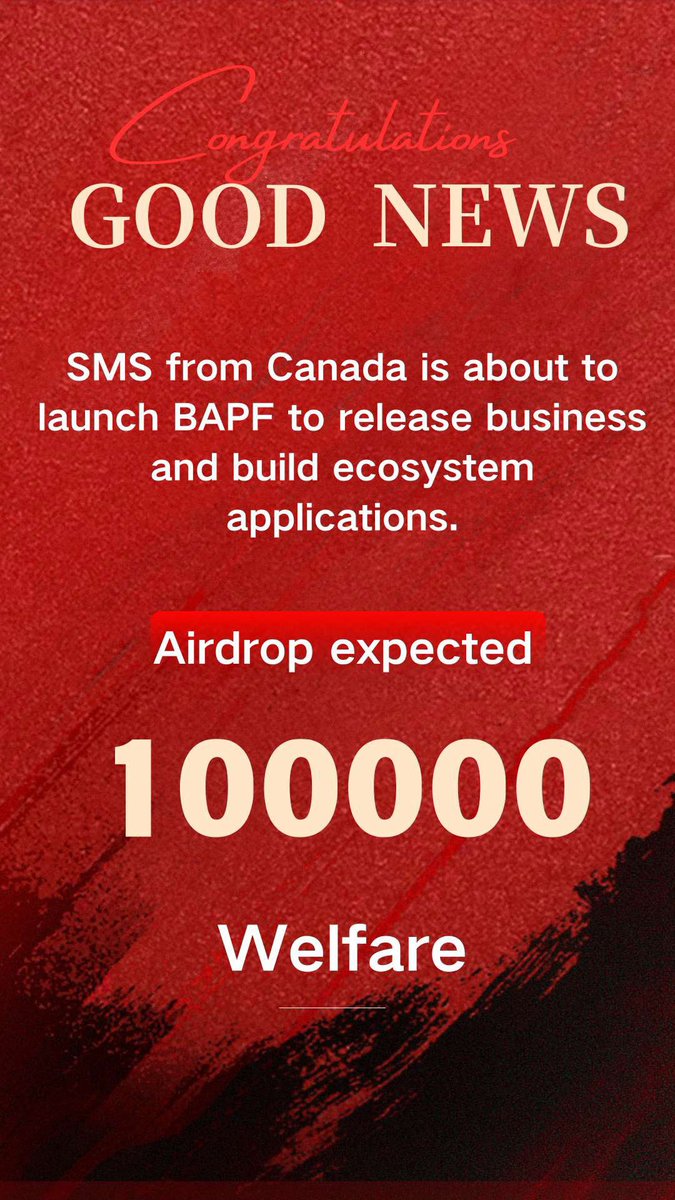 0YYVV1's tweet photo. SMS from Canada is coming soon to BAPF. https://t.co/jfkOaRG5hK